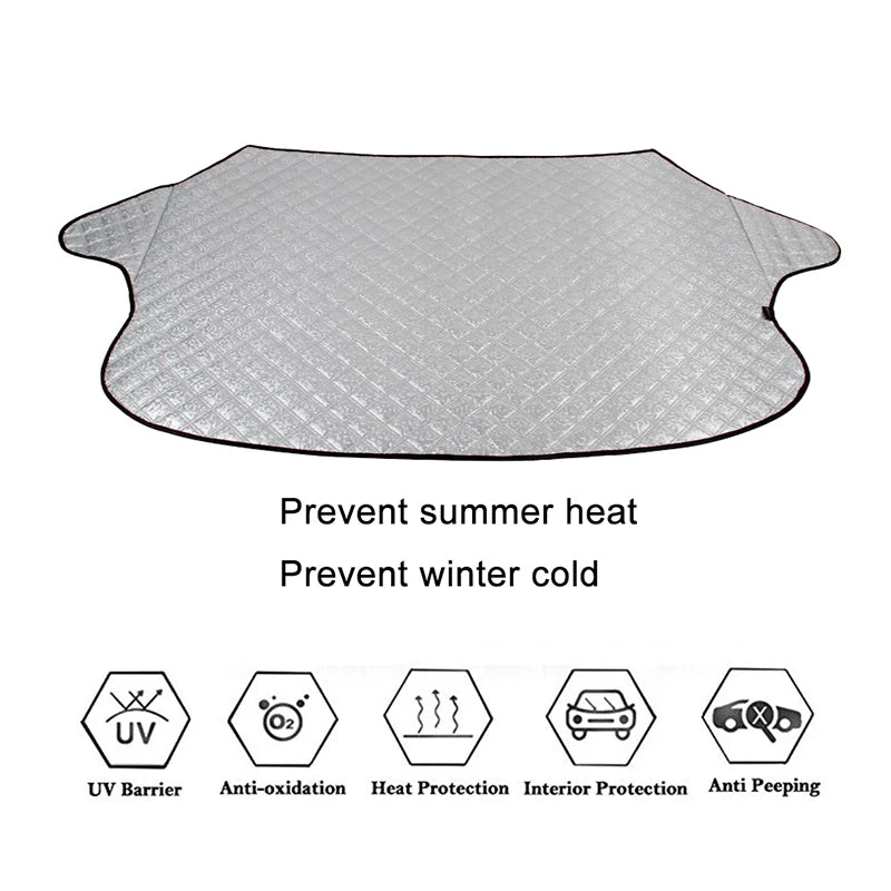 Car anti snow / frost front window cover