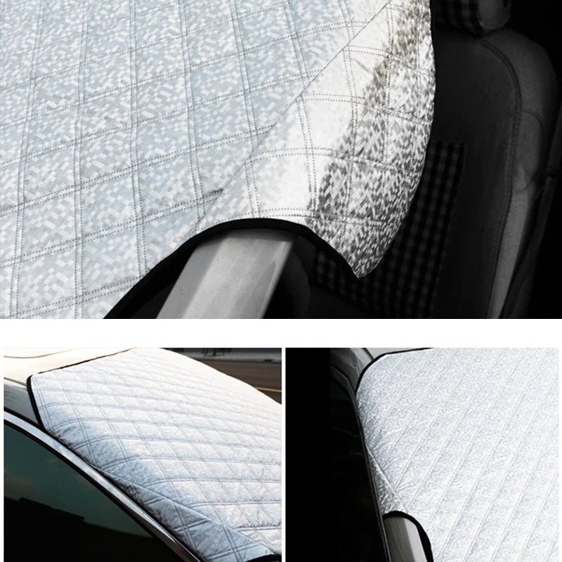 Car anti snow / frost front window cover