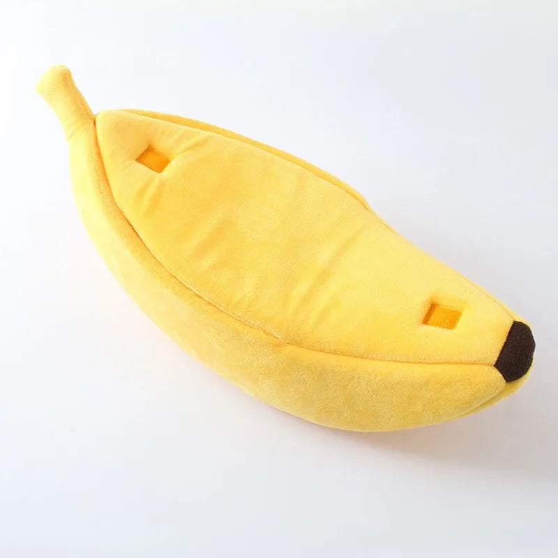 Cat / Dog soft cozy warm banana bed