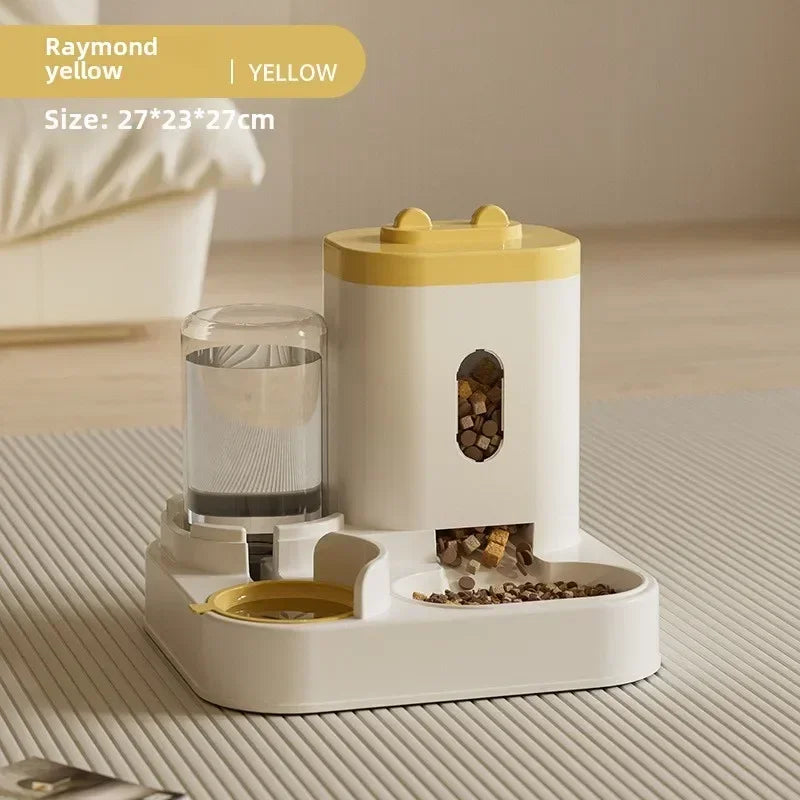 Pet automatic feeder and water dispenser for cats and dogs