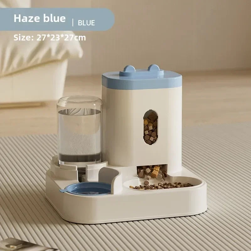 Pet automatic feeder and water dispenser for cats and dogs