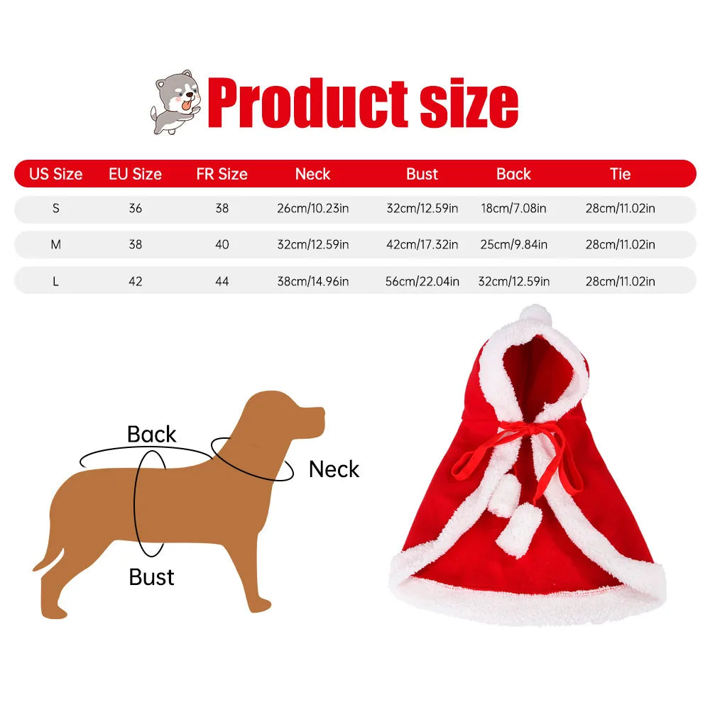Little pet Santa costume