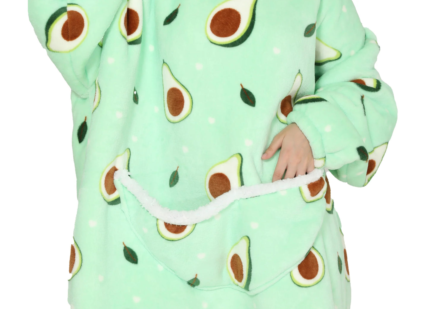 Oversized warm winter unisex hoodie