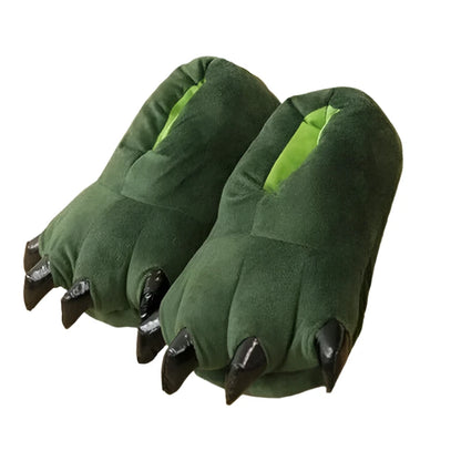 Winter soft warm monster funny slippers